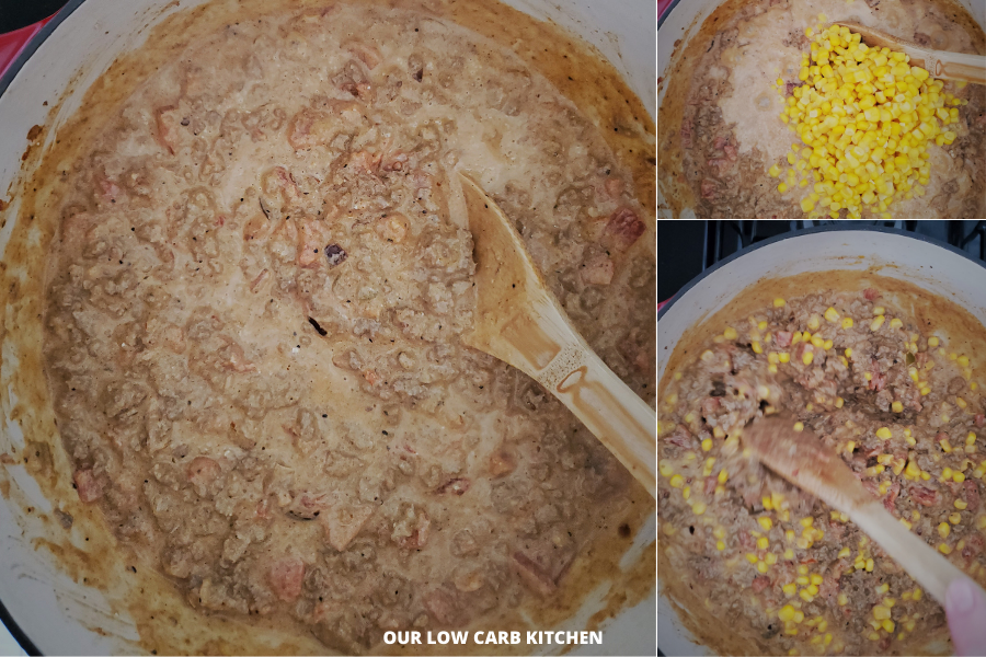 KETO TACO SOUP WITH CREAM CHEESE