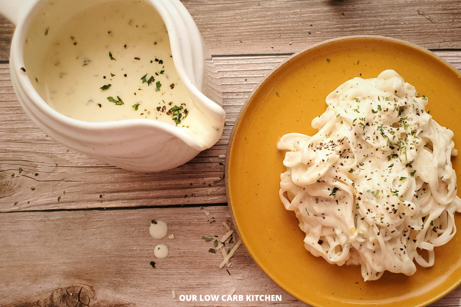 LOW CARB ALFREDO SAUCE EASY