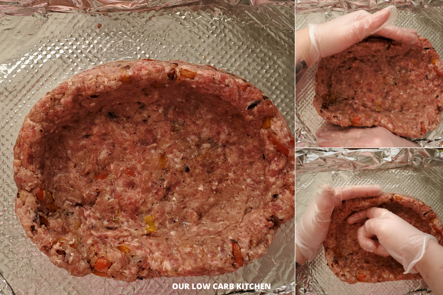 LOW CARB MEATLOAF WITH CHEESE