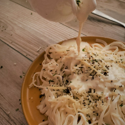 LOW CARB WHITE SAUCE FOR PASTA