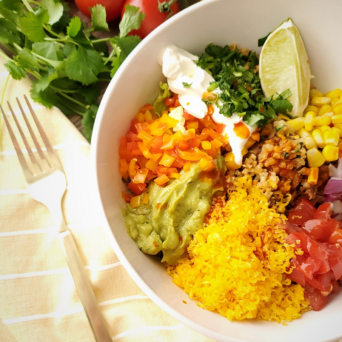 LOW CARB BEEF BURRITO BOWLS