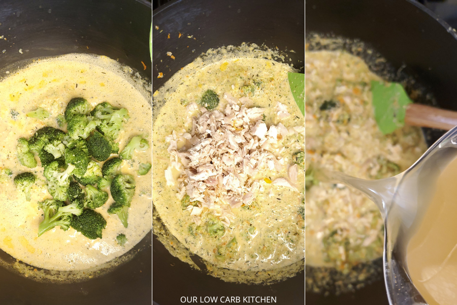 LOW CARB BROCCOLI CHEESE SOUP KETO